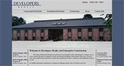 Desktop Screenshot of developersrealty.biz